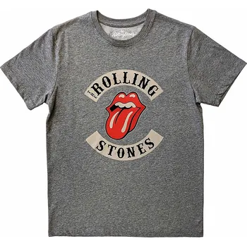 Pánské tričko Rolling Stones tričko, Biker Tongue Grey, pánské S