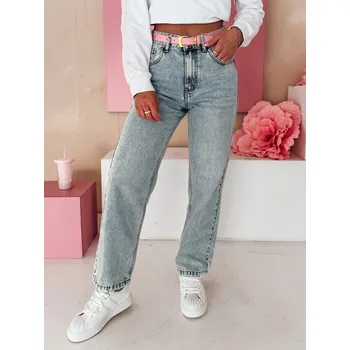 Dámské džíny Dámské džíny MERTINE Dstreet UY2503 Barva: Modrá - světle, Velikost: 34