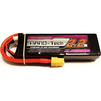 Li-pol baterie 2200mAh 3S 25C (50C) Bighobby-NANO Tech