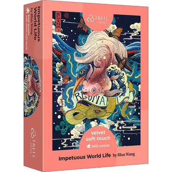 Puzzle TREFL Puzzle UFT Velvet Soft Touch: Nespoutaný svět života 500 dílků