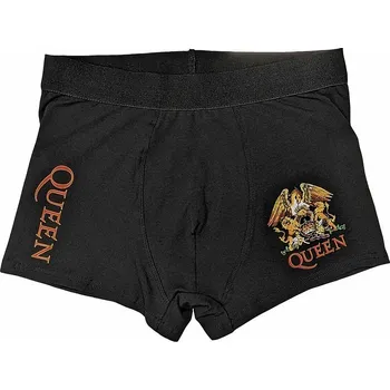 Pánské spodní prádlo Queen boxerky CO+EA, Classic Crest Black, pánské M