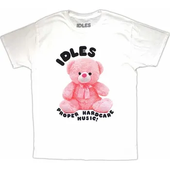 Pánská móda Idles tričko, Proper Hardcore White, pánské L