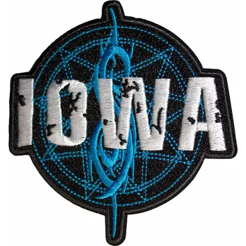 Nášivka Slipknot tkaná nažehlovačka PES 89 x 85 mm, Iowa