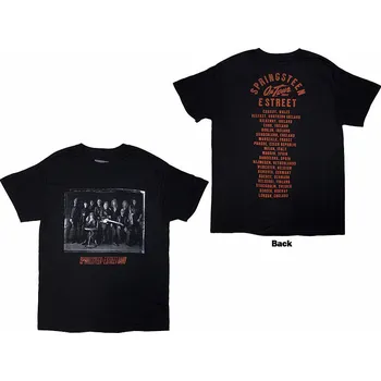 Pánské tričko Bruce Springsteen tričko, Tour '24 E-Street Photo BP Black, pánské XL