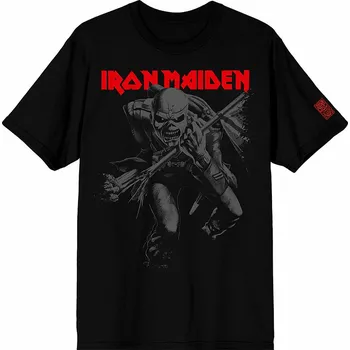 Pánská móda Iron Maiden tričko, 50 Trooper Crop Grey Black, pánské S