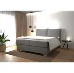 Brisa 180x200 cm tmavě šedá, bez matrace 180x200 cm šedá