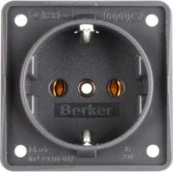 Elektrická zásuvka Vestavná zásuvka Berker INTEGRO 230V Varianta: Zásuvka 230V - antracit