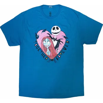 Pánské tričko The Nightmare Before Christmas tričko, Jack &amp; Sally Together Blue, pánské XL