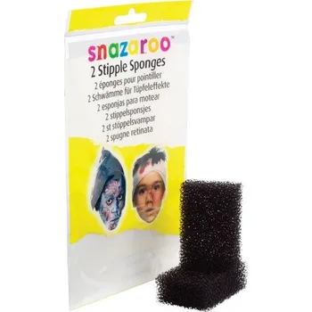 Karnevalový doplněk Snazaroo Houbička černá 2ks na speciální efekty