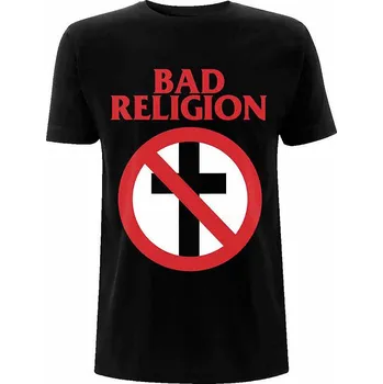 Pánská móda Bad Religion tričko, Classic Buster Cross V.2 Black, pánské M