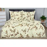 Povlečení mikrosatén VISA krémové