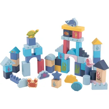 ostatní stavebnice lupilu® Dřevěná stavebnice (život v moři)