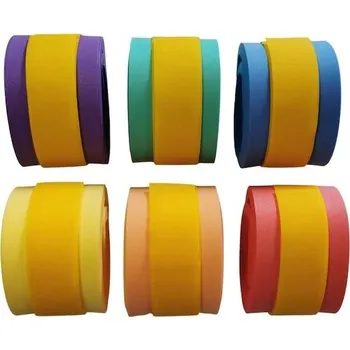 Nafukovací rukávky Nadlehčovací rukávky (pár)-žlutý zip 550x100x15mm, mix barev + žlutý zip