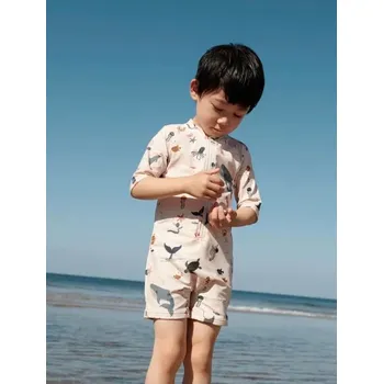 Kojenecké oblečení Plavkový overal SPF40 LIEWOOD Max Mořský svět / Sandy - 104