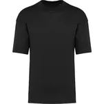 KARIBAN VINTAGE K3008 / Oversize tričko z těžké bavlny - black XL