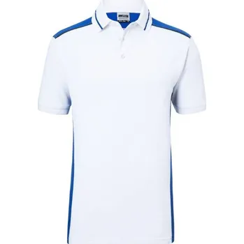 DAIBER JN 858 / Pánská pracovní polokošile - white/royal XXXL