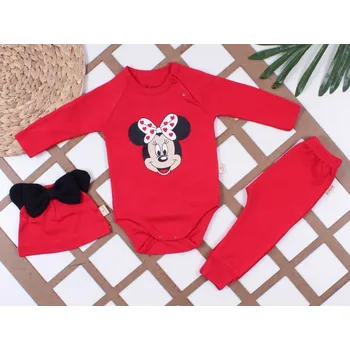 Kojenecké oblečení 3D kojenecká souprava Minnie 74/80 (9-12 m)