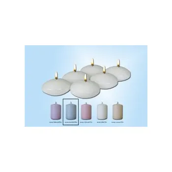 Aroma difuzér Plovoucí svíčka mrazivě modrá - sada 6 ks