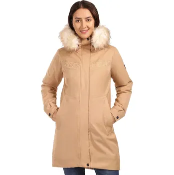 Dámský kabát Kilpi PERU-W Dámský zimní kabát ZL0128KI Béžová 36