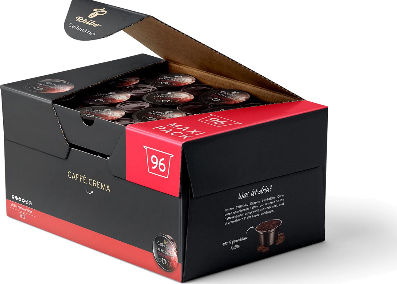 Tchibo Cafissimo Caffe Crema, Colombia, 96 kapslí