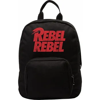 Městský batoh David Bowie mini batoh PES 30x24x9,5 cm, Rebel Black