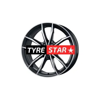 Alu kolo RIAL X12 7.5x18 5x112 ET50 diamond-black frontpolished