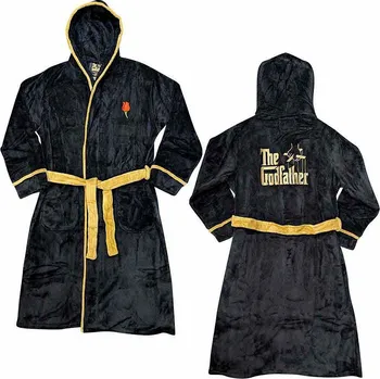 Dámský župan The Godfather župan, Rose & Logo Black, unisex M