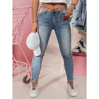 Dámské džíny Dámské džíny skinny DENZEL Dstreet UY2378 Barva: Modrá - světle, Velikost: XS