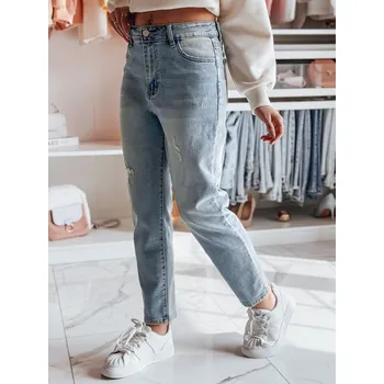 Dámské džíny Dámské džíny slim fit SLIMEDEW Dstreet UY2667 Barva: Modrá - světle, Velikost: 34