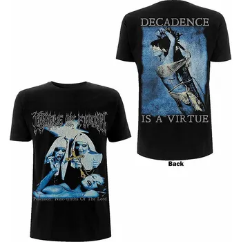 Pánská móda Cradle Of Filth tričko, Decadence BP Black, pánské S