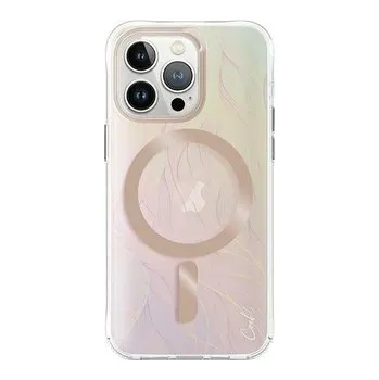 Etui UNIQ Coehl Willow Magnetic Charging do iPhone 15 Pro Max - opalizujące