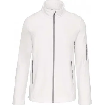 Pánská softshellová bunda KARIBAN VINTAGE K401 / Pánská softshellová bunda - white L