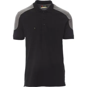 Pánská košile PAYPER COMPANY 001465-0440 / Dvoubarevná polokošile - černá/smoke 5XL