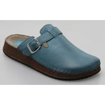 Pracovní obuv SANTÉ CB/23010 / Dámské pantofle s plnou špičkou - tyrkys 37