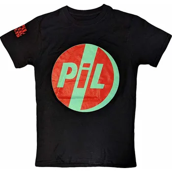 Pánská móda Public Image Ltd tričko, Original Logo Black, pánské XL