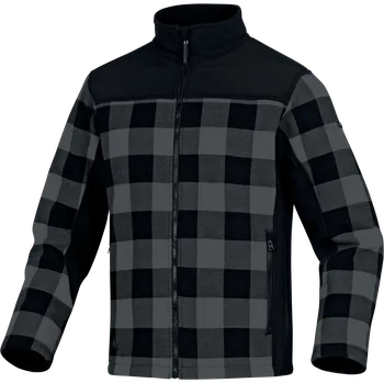 DELTA KODIAK / Pánská flanelová bunda - šedá/černá M