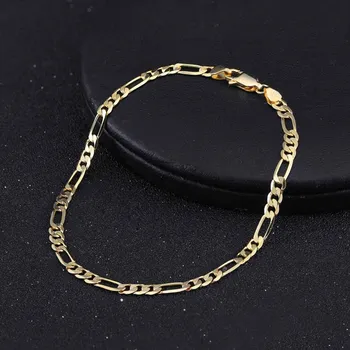 Náramek Majya Stříbrný náramek NOEL 19 cm | šířka 5 mm pozlacený Ag/; ≤5,39 g 11906