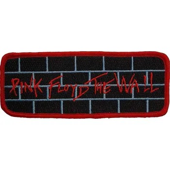 Nášivka Pink Floyd tkaná nášivka CO 112x44 mm, The Wall Red