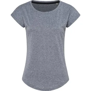 Dámské tričko STEDMAN SPORTS-T MOVE / Dámské melírované sportovní tričko - denim L