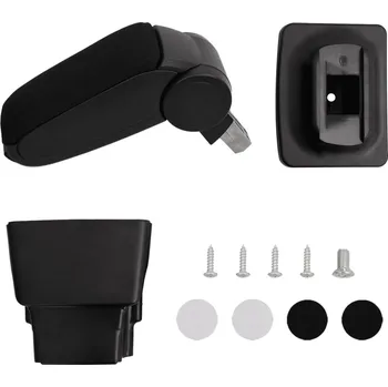 Autosedačka zahrada-XL Loketní opěrka do auta černá 16 x 32 x (35–50,5) cm ABS 154680