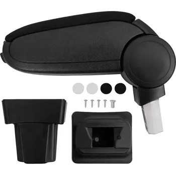 Autosedačka zahrada-XL Loketní opěrka do auta černá 11,5 x 32 x (30–50) cm ABS 154668