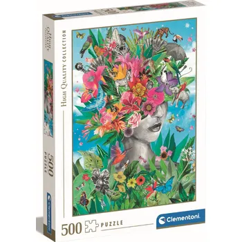 Puzzle CLEMENTONI Puzzle Hlavou v džungli 500 dílků