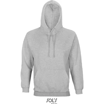 Pánská mikina SOL´S CONDOR / Unisex mikina s kapucí - ash L