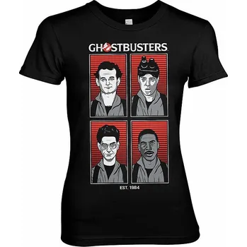 Dámské tričko Ghostbusters tričko, Original Team Girly Black, dámské S