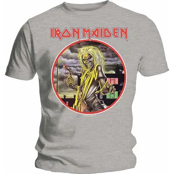 Pánská móda Iron Maiden tričko, Killers Circle Heather Grey, pánské XXL