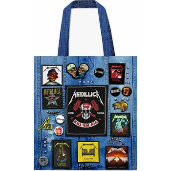Metallica nákupní taška Eco PES 40x40 cm/260g, Kill 'Em All Multicolor