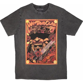 Pánská móda Wu-Tang Clan tričko, Amsterdam '23 Stone Wash Charcoal Grey, pánské L