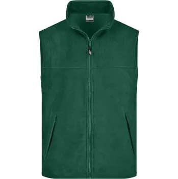 Pánská vesta DAIBER JN 45 / Fleecová vesta - dark green M