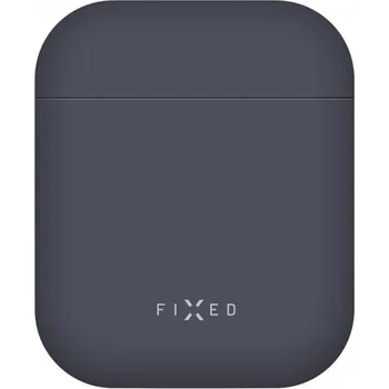 Elektronika Ultratenké silikonové pouzdro FIXED Silky pro Apple Airpods, modré