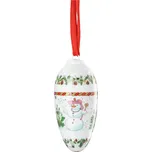 Rosenthal Porcelánová ozdoba na stromeček Šiška, Vánoční radovánky, 8,5 cm 02262-727258-27826